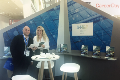 EXPO Real Career Day 2018 M&P Messestand auf der EXPO Real Career Day 2018