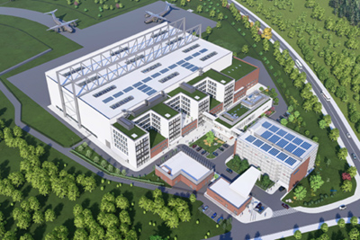 Zeichnung vom Wartungszentrum Wunstorf