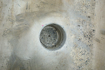 Bohrung im Beton Bohrung im Beton