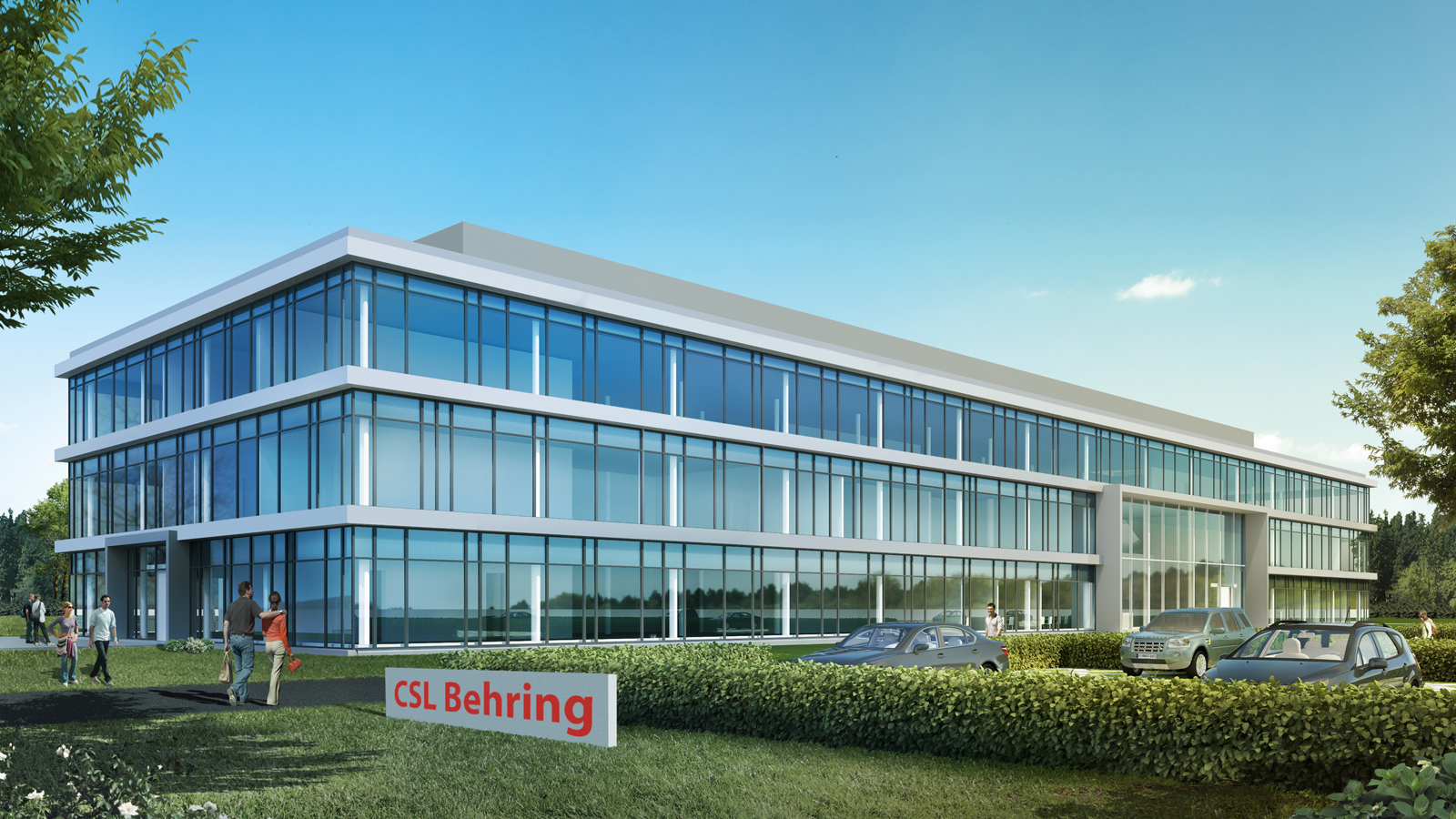 3D-Rendering Neubau CSL Behring Lengnau AG 3D-Rendering Neubau CSL Behring Lengnau AG